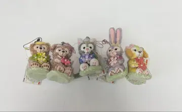 닷피&프렌즈 봉제 인형 스트랩 세트