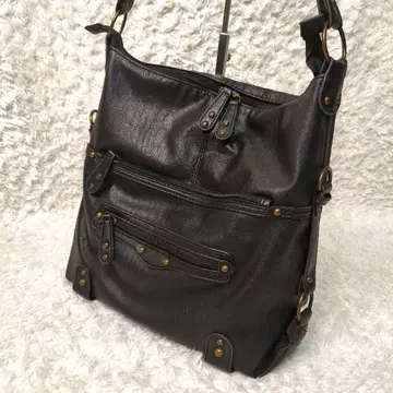 00s 숄더백 스터드 블랙 y2k