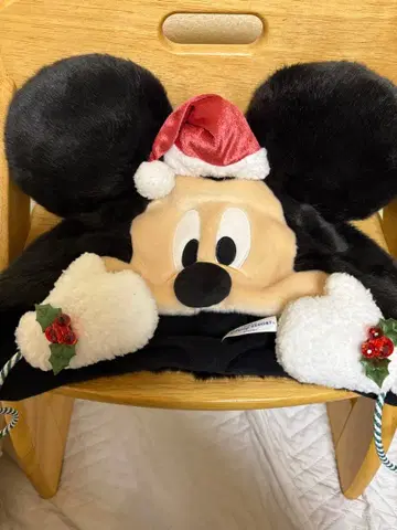 미키마우스 산타 모자 캡