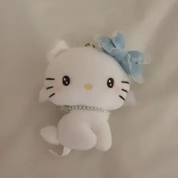 챠미키티 무뉴구루미 파티오 마스코트 블루 키링 스카이블루