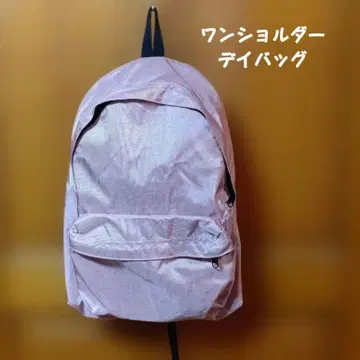 새상품급 원숄더 나일론 데이팩 핑크 남녀 공용