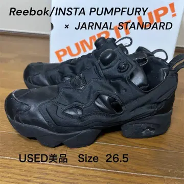 리복 인스타펌프 퓨리 x 저널 스탠다드 별주 블랙 가죽