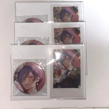 니지산지 사카키 네스 벌스데이 생일 캔뱃지&폴라로이드풍 카드