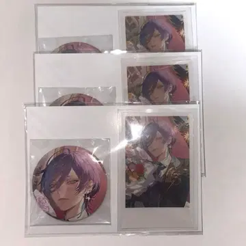 니지산지 사카키 네스 벌스데이 생일 캔뱃지&폴라로이드풍 카드