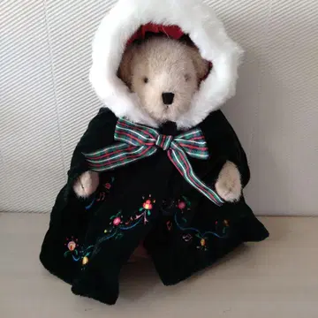노스 아메리칸 베어 muffy 플라워 자수 후드 케이프