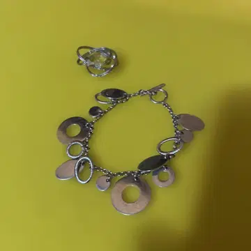 실버 팔찌와 새상품 귀걸이 세트