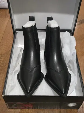 블랙 사이드 고어 부츠 #숏부츠