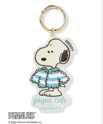 스누피 아크릴 키링 스카이블루