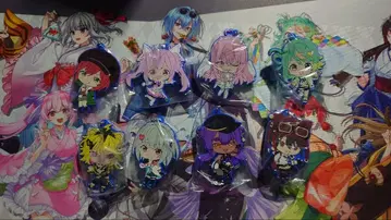 아오기리 고등학교 캡슐 러버 마스코트 8종 묶음 판매 가챠