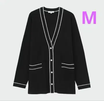 플라스테 PLST 펄 버튼 가디건 M