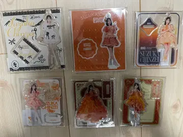 FRUITS ZIPPER 칭제 스즈카 아크릴 스탠드 5개 세트