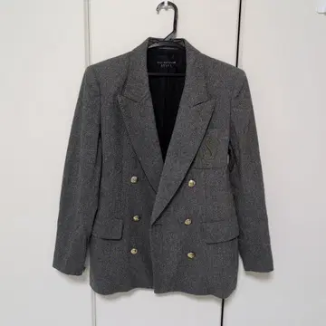 코지 와타나베 스틸 빈티지 울 더블 자켓 블레이저