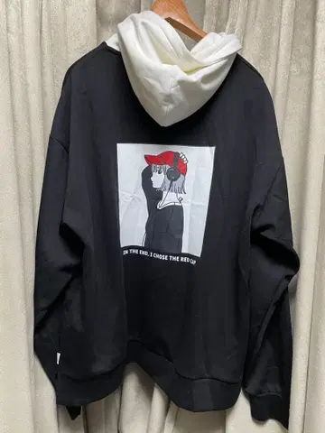 RED CAP GIRL 레드캡걸 백 프린트 후디 L