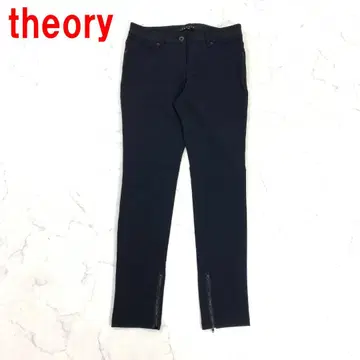 A7235 띠어리 슬랙스 캐주얼 팬츠 슬림 나일론 블랙 0