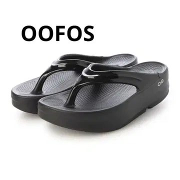 OOFOS OOmega 통굽 샌들 리커버리 샌들 플립플랍