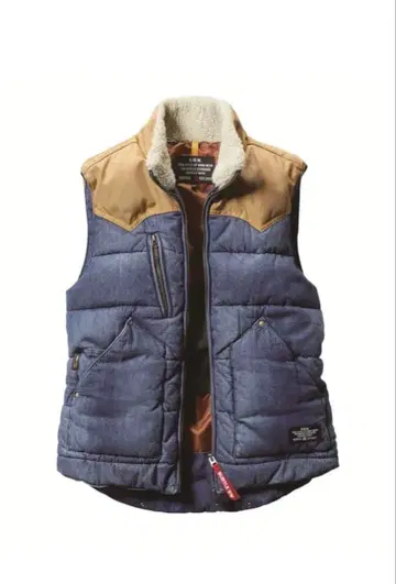 바틀 BURTLE 5004 새상품 다운 베스트 인디고 L 사이즈