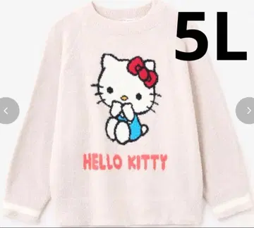 키티 니트 풀오버 모코모코 풀오버 5L