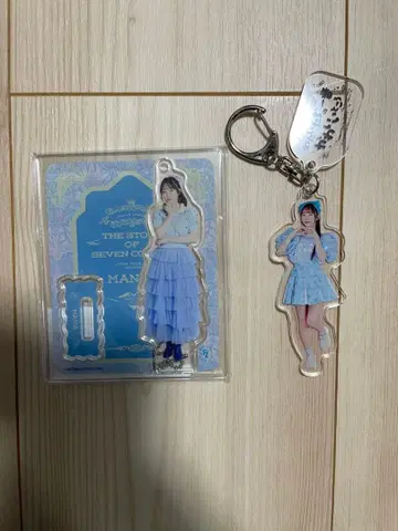 FRUITS ZIPPER 마나카 마나 아크릴 스탠드, 아크릴 키링 세트