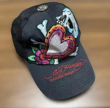 Ed Hardy 에드하디 스컬 하트 자수 캡