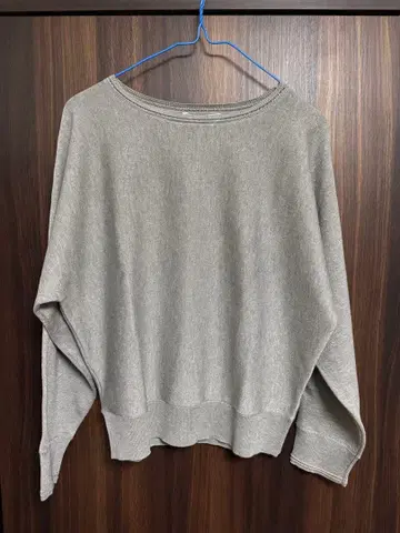 그레이 긴팔 니트 (라메 믹스)