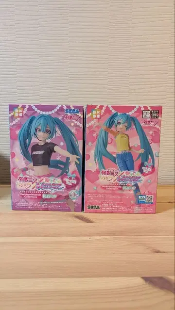 하츠네 미쿠 러브 and 베리 데스크탑 데코레이션 2체 세트