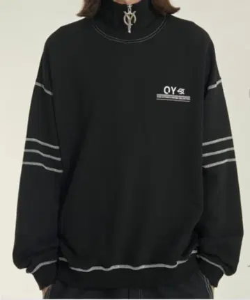 [ OY ] STITCH LINE ZIPPER POLO MTM