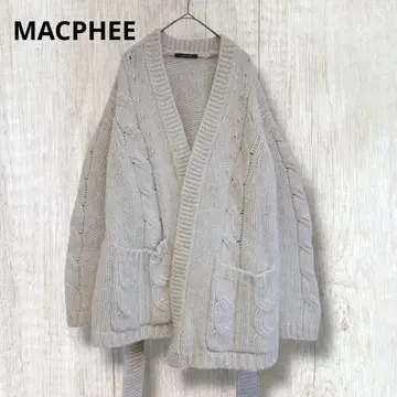 [ 맥피 투모로우랜드 ] 케이블 니트 가디건 큼직한 S