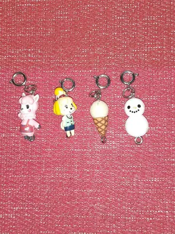 동물의 숲 마스코트 컬렉션 리사 여울(시즈에) 기타 4개 세트