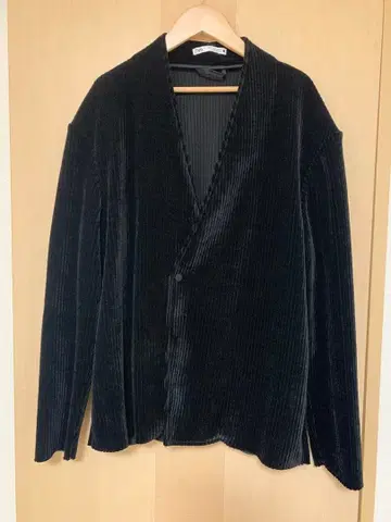 ZARA 블랙 코듀로이 가디건