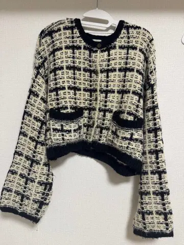 Apart by 트위드 니트 가디건