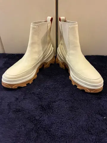 SOREL 렉스 부츠 사이드 고어 화이트 25 통굽 ZARA 자라