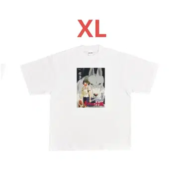 [새상품] L 사이즈 모노노케 히메 리바이벌 상영 기념 상품 티셔츠 산