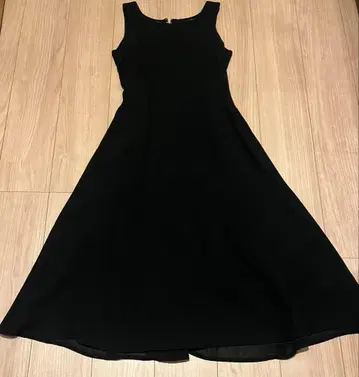 파티 드레스 블랙 슬리브리스 원피스