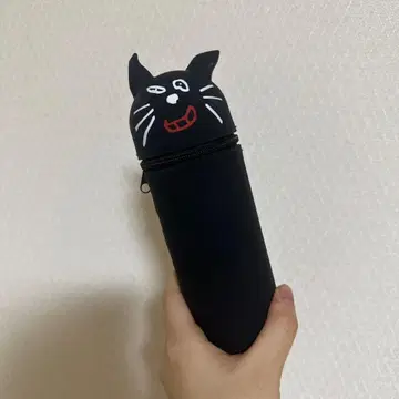 키요 고양이 실리콘 펜 케이스