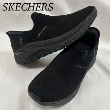 J676 새상품급 23.0cm 스케쳐스 슬립온 블랙 여성용