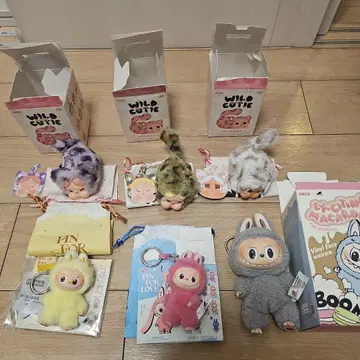 러브브 Exciting 마카롱 비닐 페이스 봉제 인형 세트