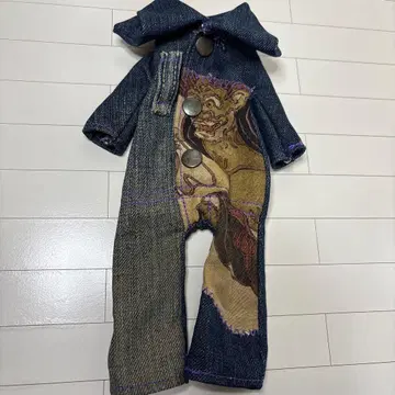 네오 브라이스 아웃핏 아이시돌 데님 멜빵바지 커스텀 화