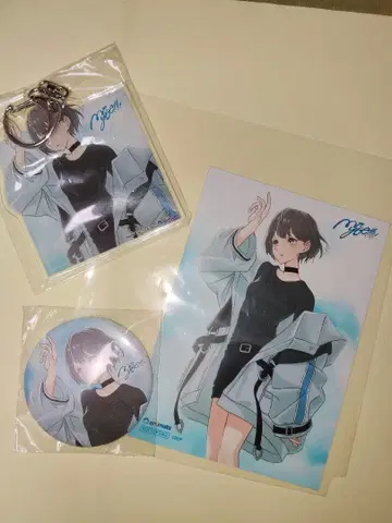 애니메이트 특전 타카마츠 토모리 캔뱃지 키링 브로마이드 MyGO!!!!!