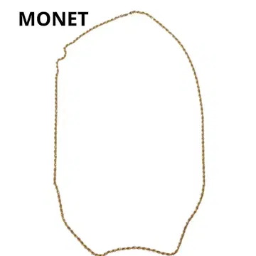 심플 MONET 롱 목걸이 꼬임 체인 빈티지