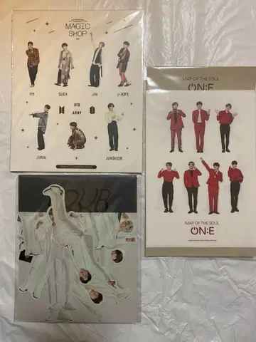 BTS 스티커 3종 세트