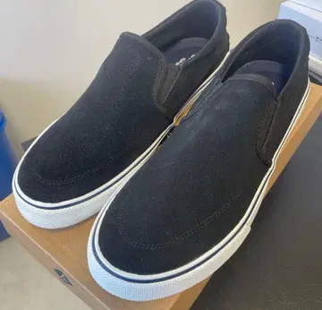 새상품 박스 포함 Sperry 가죽 슬립온 블랙 US13/31cm