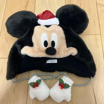 디즈니 크리스마스 미키 팬캡 산타