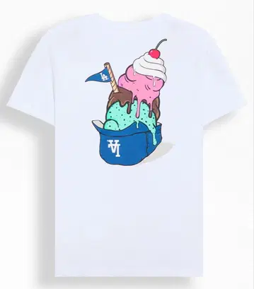 뉴에라 스탠다드 핏 코튼 T셔츠 다저스 아이스크림