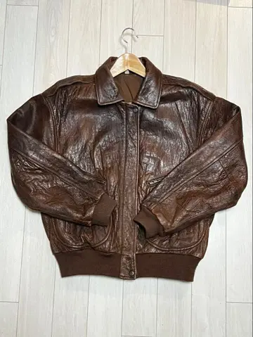 가죽 재킷 블루종