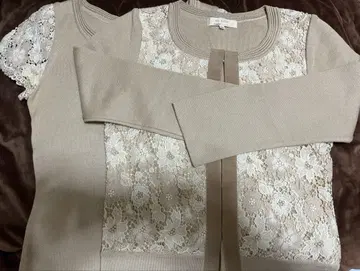 en quate 가디건, 이너(반팔 니트)