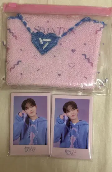 에스크럽스 Love 스퀘어 캔뱃지 러브레터 타월