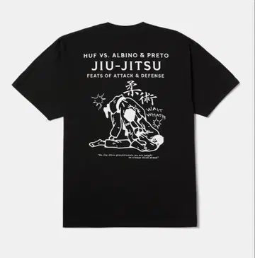 HUF Albino&Preto 티셔츠 사이즈 L 블랙