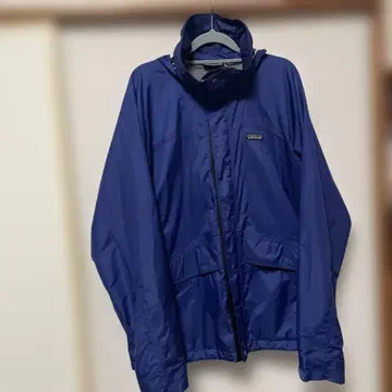 patagonia 블루 마운틴 후드티 나일론 자켓 M