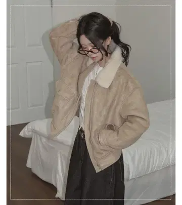 보아 무스탕 자켓