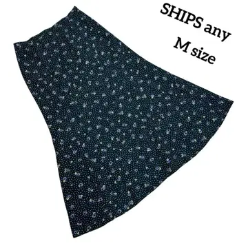 [ SHIPS any ] 쉽스 에니 스커트 플레어 롱 머메이드 꽃